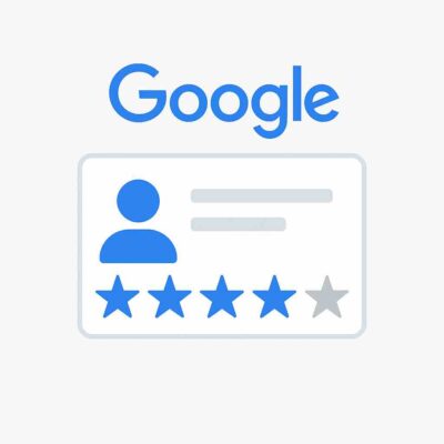 Avis client Google avec note en étoiles intégré sur site web