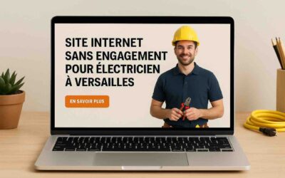 Site internet sans engagement pour électricien à Versailles (78000)